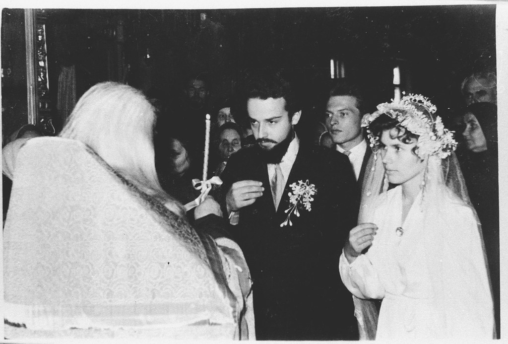 1957 г. Венчание.