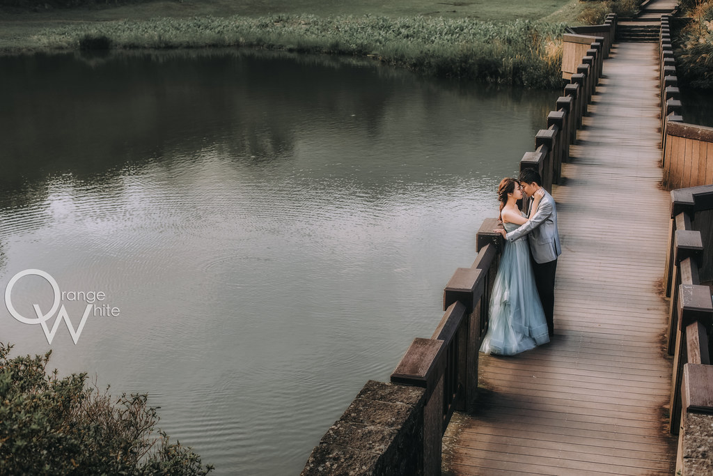 自助婚紗｜一對新婚夫妻的婚紗照於陽明山大屯自然公園