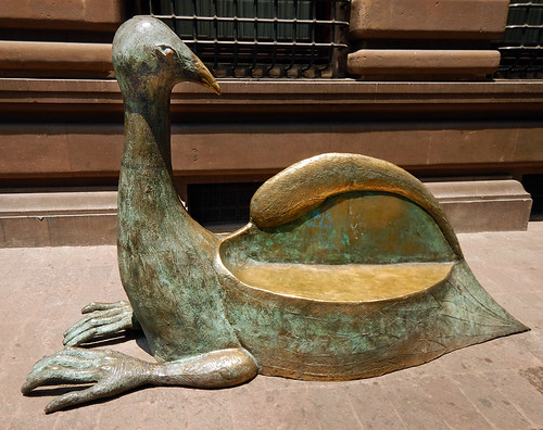 Mexico takes the cake for fanciful benches like this bird bench in Mexico City