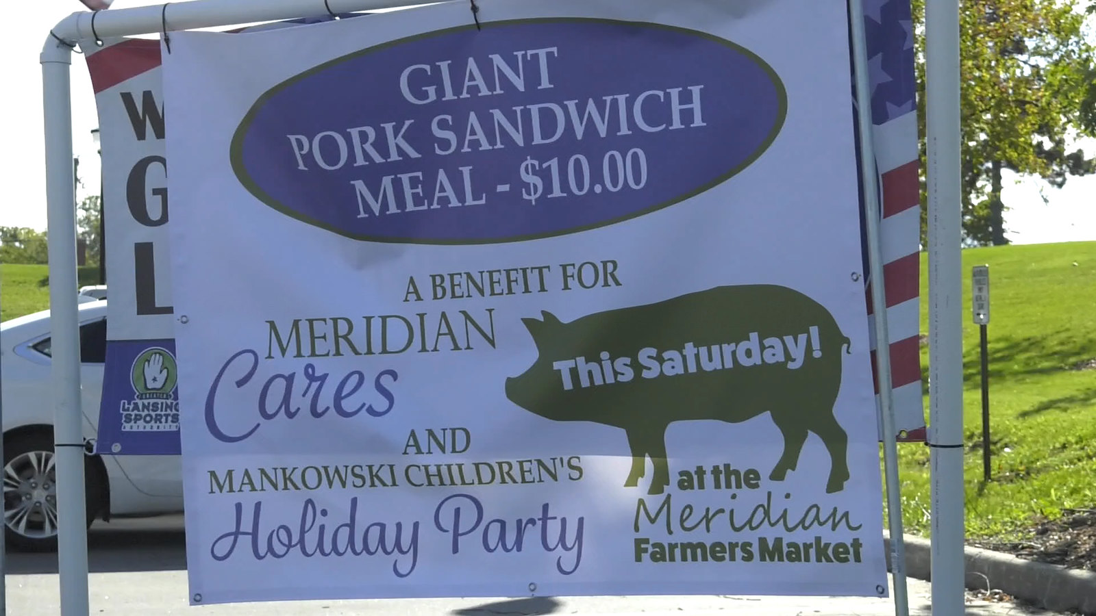 Pig Roast for Charity at Meridian Farmers' Market
