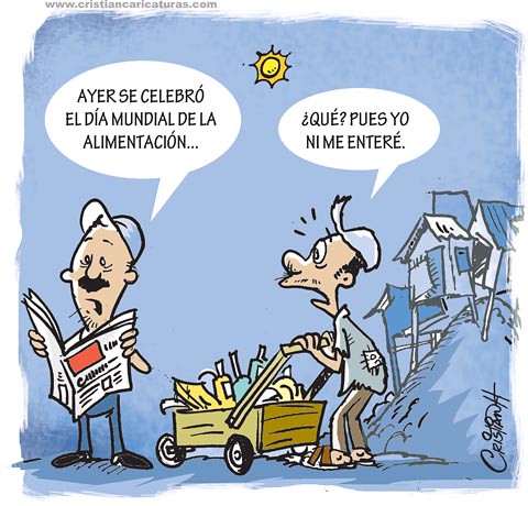 Las Caricaturas de Cristian Hernández: "Hambre cero"
