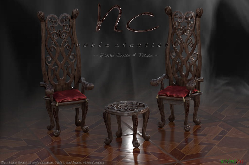 [NC] – Grand Chair & Table – Dubai Event 1outof2