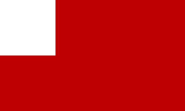 Flag of the Massachusetts Bay Colony, 1636-1686. After Roger Williams stated the cross was a symbol of the antichrist, John Endicott, a former governor of Massachusetts Bay Colony, led an attempt to have part of the cross removed from the militia colours of the troops at Salem. The Great and General Court of the Massachusetts Bay Colony found Endicott had 