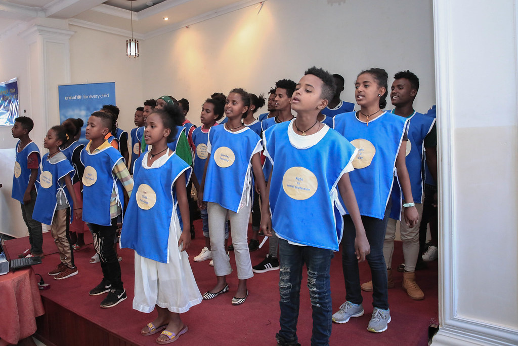 Celebration of 65th Anniversary of UNICEF in Ethiopia held in conjunction with go-back to school campaign, Assosa Benshangul Gumuz Regional State.