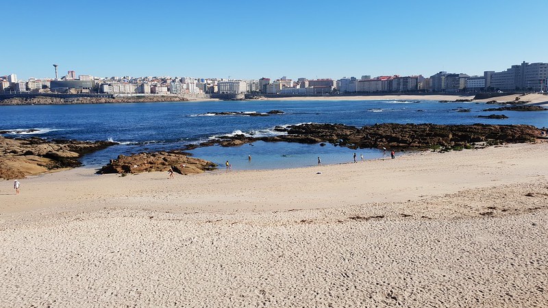Resultado de imagen de Playa da Amorosas a coruÃ±a