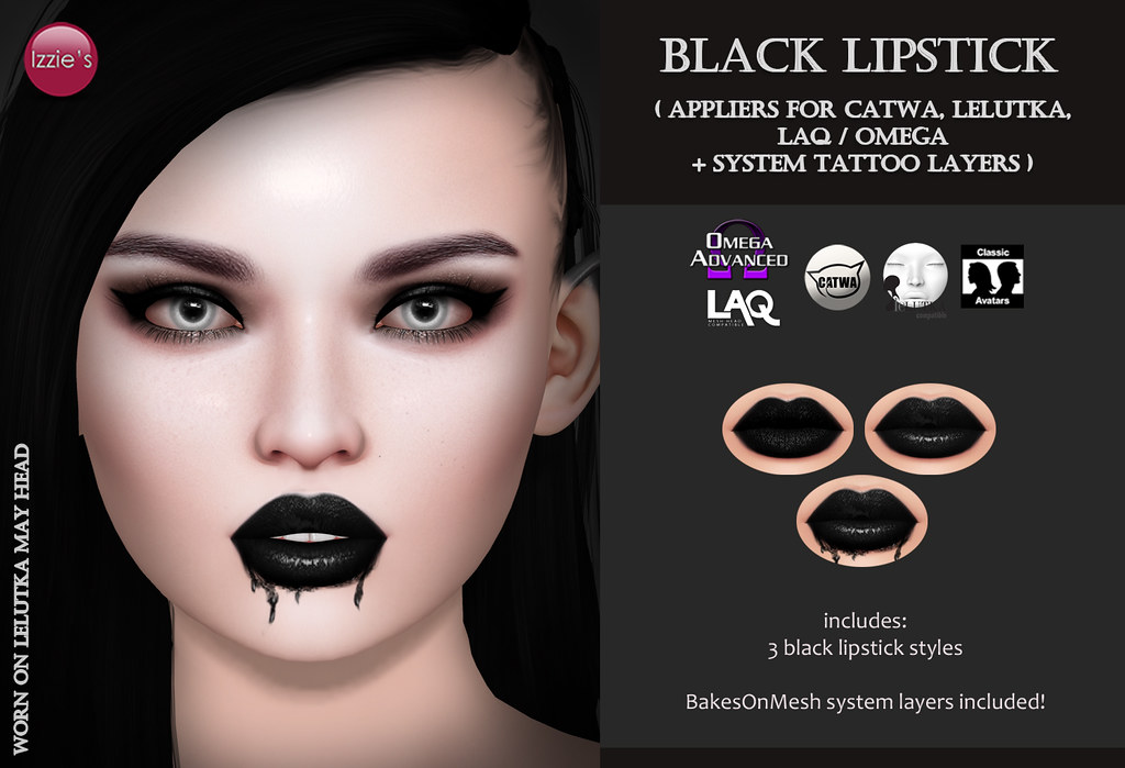Black Lipstick (Halloween Gift) - TeleportHub.com Live!