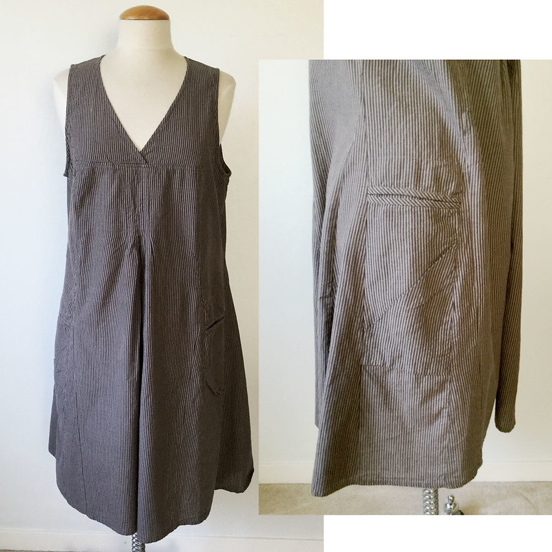 grey cotton dress original for J