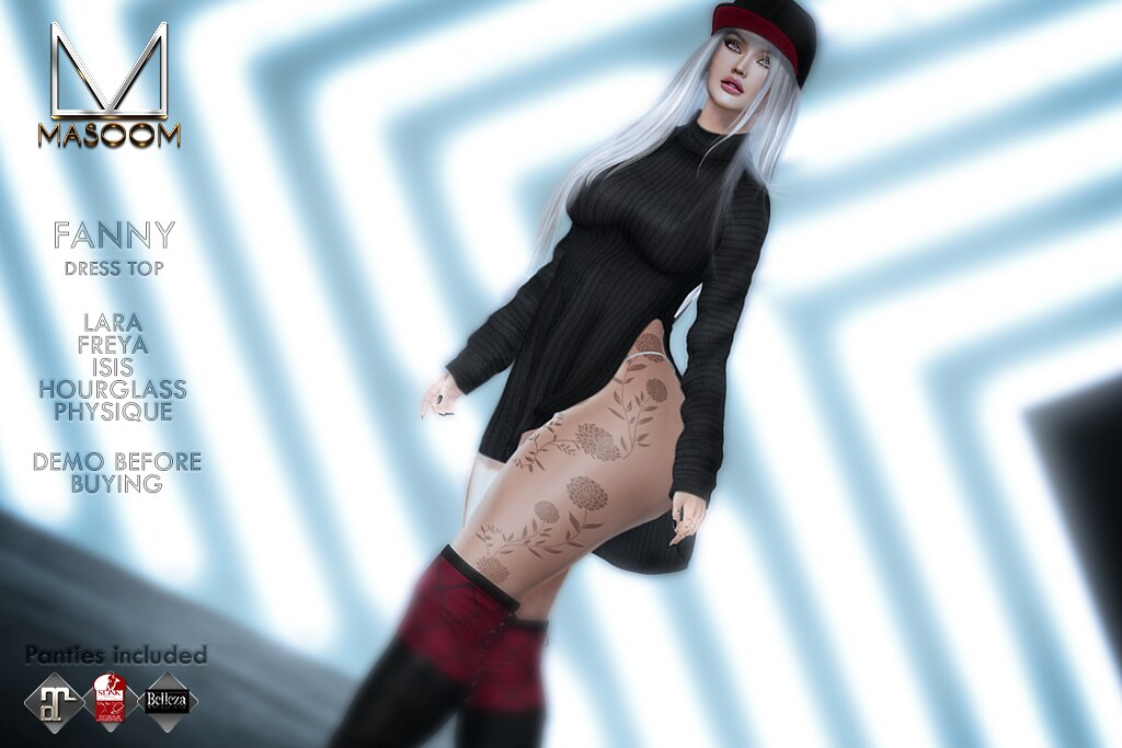 [[ Masoom ]] Fanny Dress Top @ Black Fair - TeleportHub.com Live!