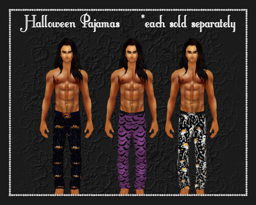 pajama - mens halloween multi