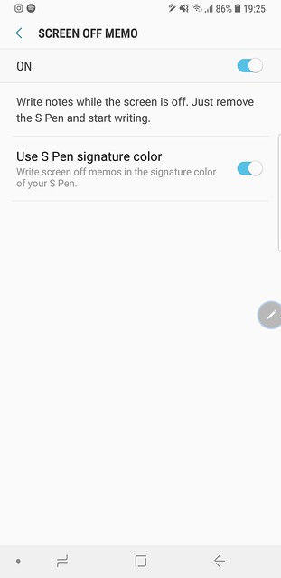 Kamu bisa mengatur warna tulisan dari S Pen (Liputan6.com/ Agustin Setyo W)