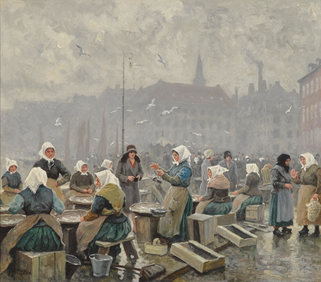 Paul Gustave Fischer «The fish market»