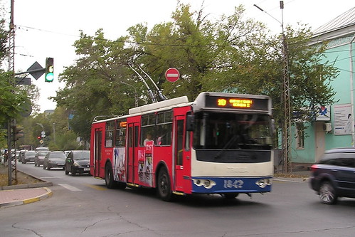 trolleybus bishkek kyrgyzstan trolza