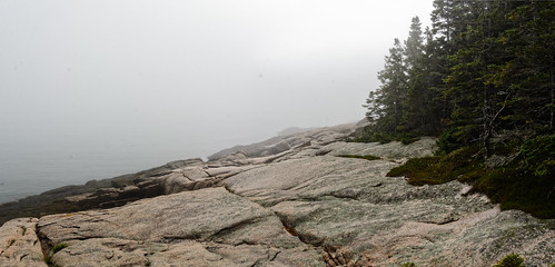 land object weather coast fog rock beals me unitedstates