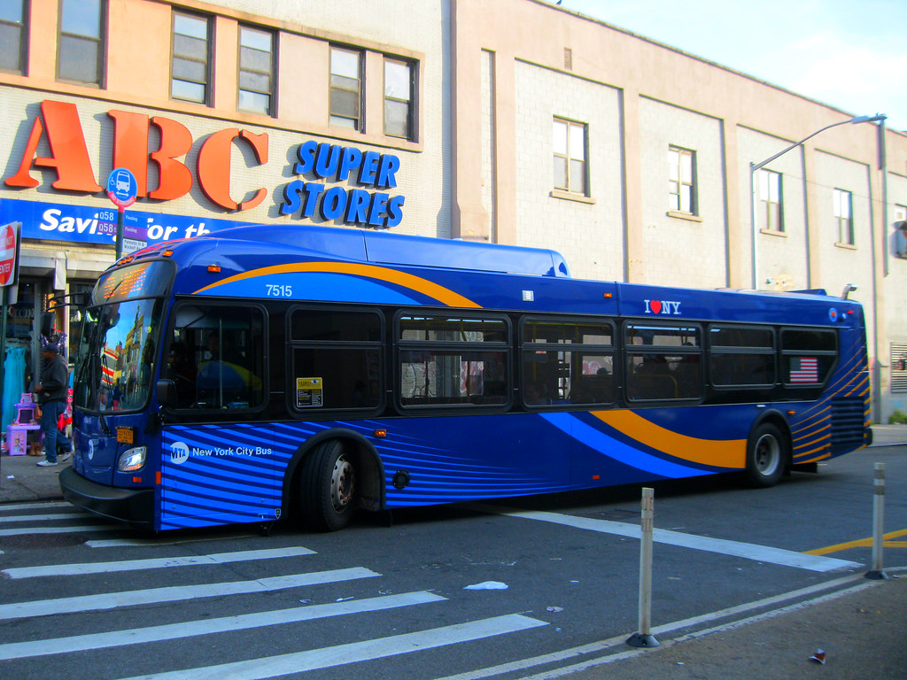 2018 New Flyer "Xcelsior" XD40 7515 on the Q58 LIMITED at Palmetto Street & Wyckoff Avenue
