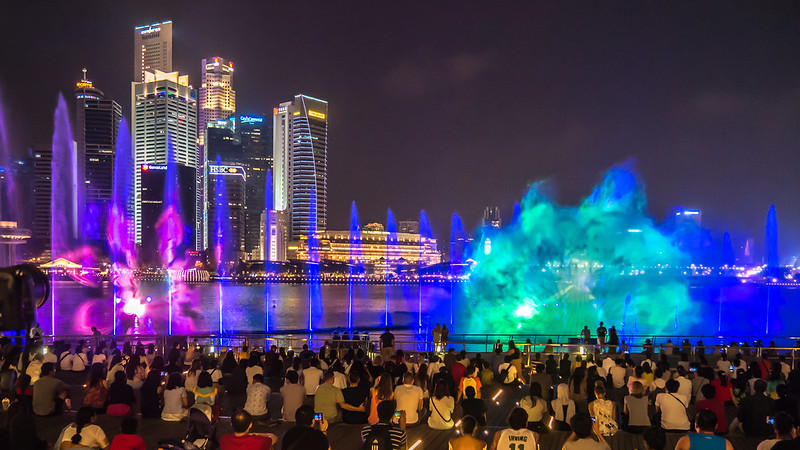 Spectra - A Light & Water Show, Marina Bay, Singapore