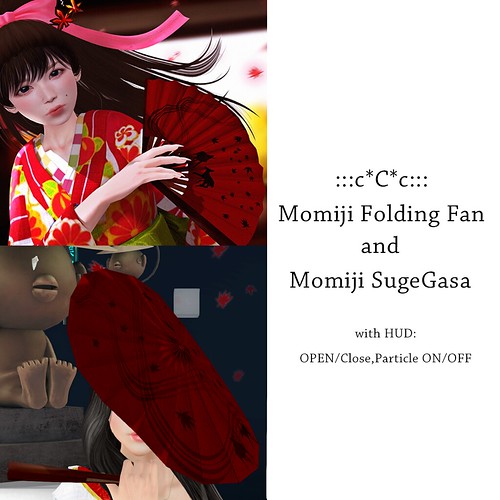 :::c*C*c::: Momiji SugeGasa+Momiji Folding Fan Set@TSS...Coming soon