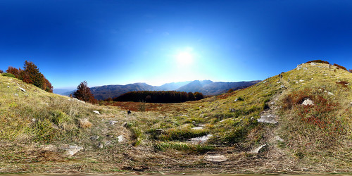 panorama equirectangular equirettangolare 360 360cities hugin appennino appennines parco nature natura landscape paesaggio emiliano sunny soleggiato hike hiking