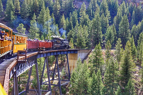 river mining autumn colorful mountains nature wildernesses colorado idahosprings georgetown trains