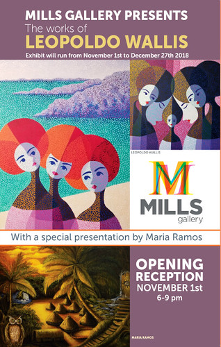  Leopoldo Wallis and Maria Ramos at Mills Gallery