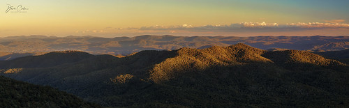 mtpisgah northcarolina blue ridge mountains pano panorama light sunset evening late blueridgemountains