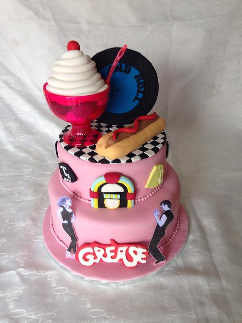 Grease Themed Cake from Cakes by Grainne