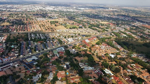 aerial southafrica johannesburg