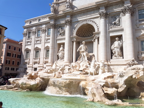 Trevi Fountain at 2 p.m.