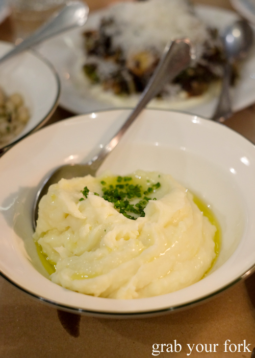 Potato mash at Bistecca Sydney