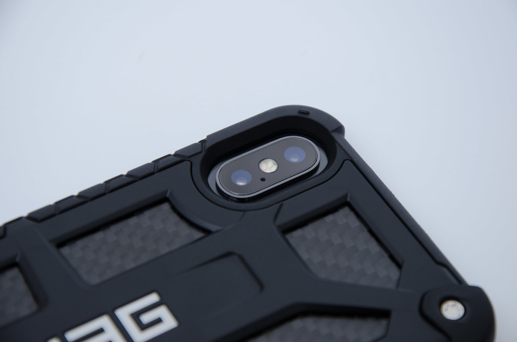 180105-UAG iPhone X 頂級版耐衝擊保護殼-碳黑-D5100-017