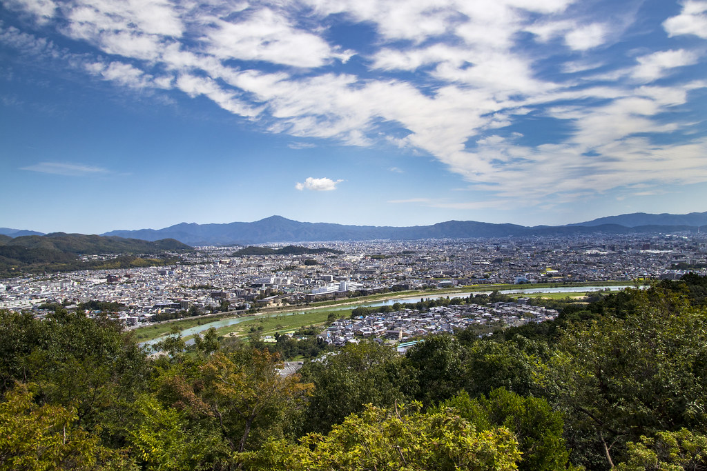 Kyoto View on the Iwatayama Monkey Park
