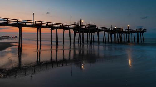 sunrise dawn margate margatecity newjersey jerseyshore fishingpier beach