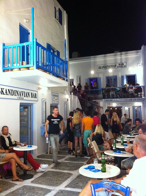 Night time in Mykonos