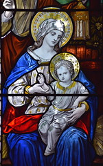 Blessed Virgin and child (Ward & Hughes, 1884)