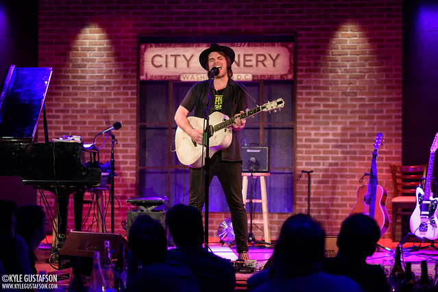Gas Coombes performs at the City Winery in Washington, D.C.