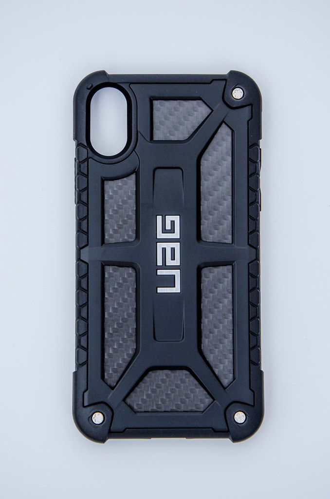 180105-UAG iPhone X 頂級版耐衝擊保護殼-碳黑-D5100-008