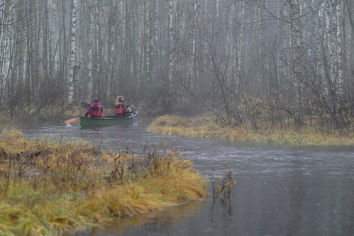 finland lakeland aamu autumn canoe joki lake luonto maisema meloa melonta misty morning nature outdoor river scenery sumu syksy virta