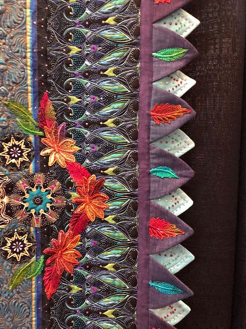 Marie's Treasure~ Detail~Quilt by Marilyn Badger