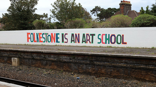Folkestone is an art school