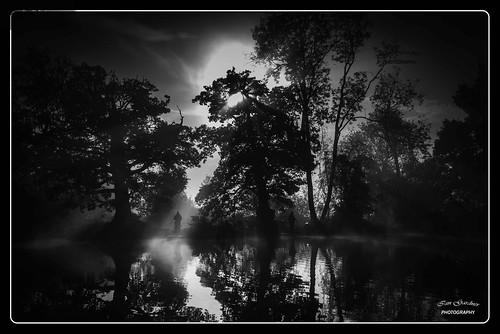 fishing angling landscape blackandwhite monochrome lowlight blackwhite sport mist misty morning woodland “flickrtravelaward”