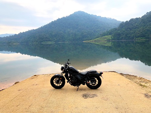 deadend reaod mountain lake photo motorcycle sky kualalumpur malaysia rebelspirit alpha rebelwolf hondarebel500 hondarebel hondamotorcycle honda