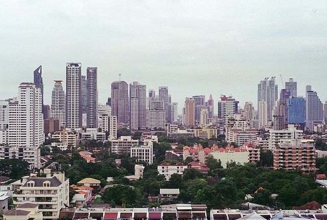 Hotel view over Bangkok
