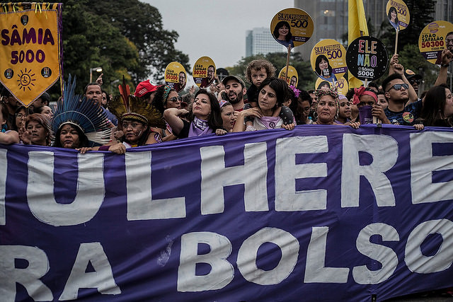 #ÉlNo: Mujeres de todo Brasil vuelven a las calles este sábado (6) contra el fascismo