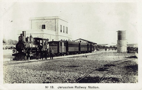 jerusalem train station railway israel steam locomotive blw baldwin 260 רכבת ישראל ירושלים קטר