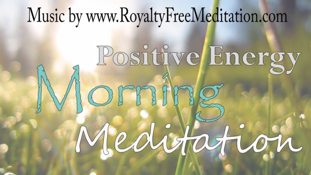 A great, quick morning meditation