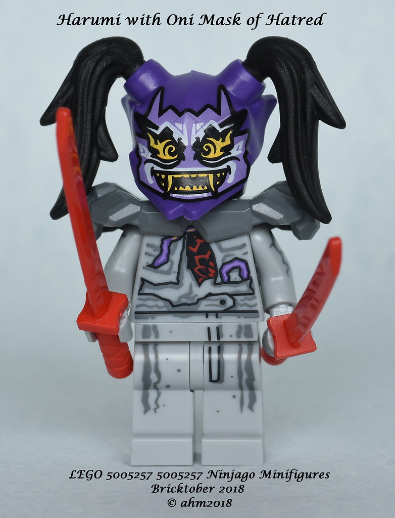 lego 5005257 ninjago minifigures  harumi  oni mask of ha