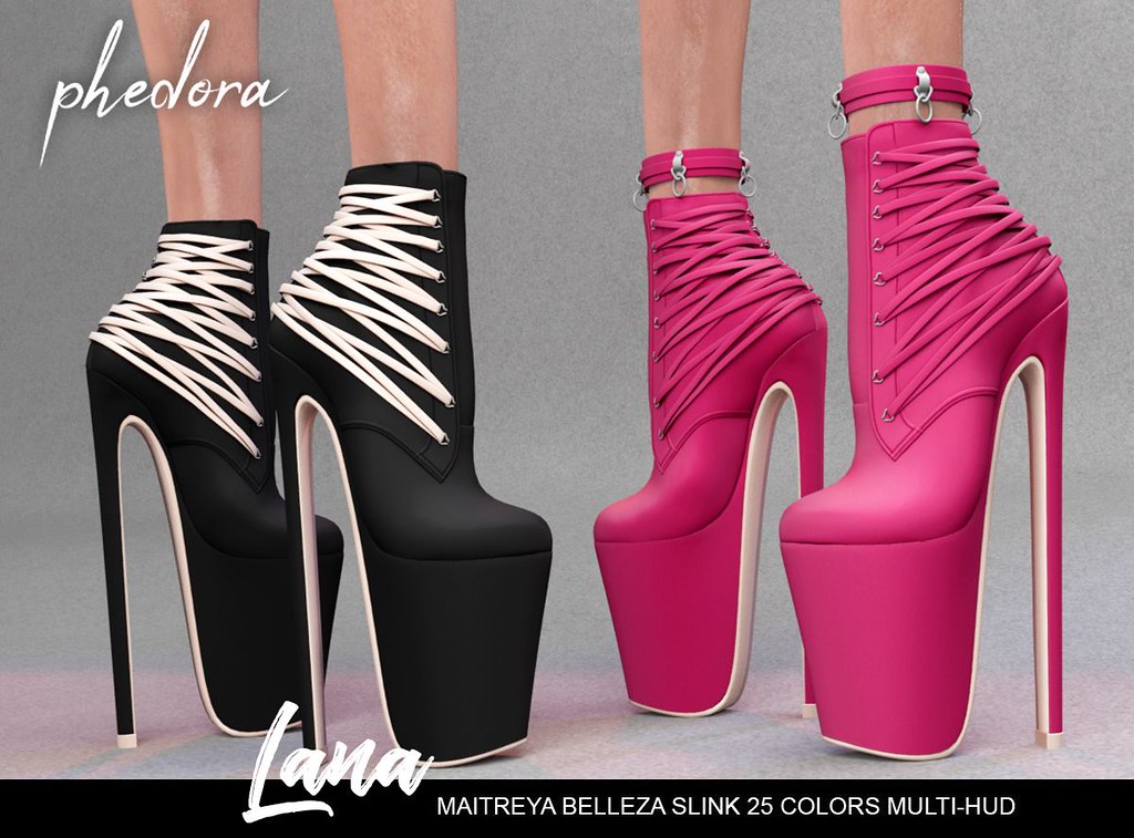 Phedora. for The LEVEL event - "Lana" ankle boots - TeleportHub.com Live!