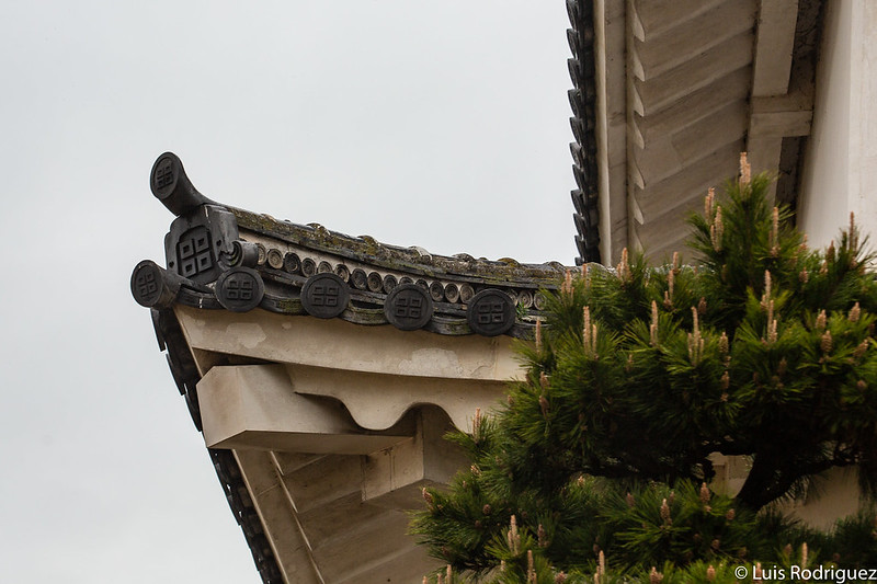 Tejas del castillo de Marugame