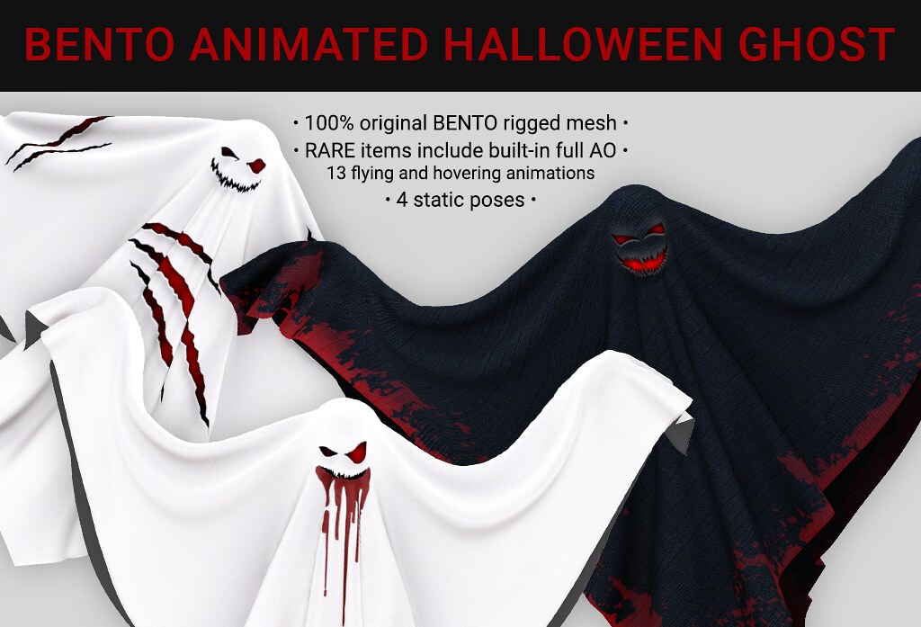 SEmotion Libellune Bento Animated Halloween Ghost Avatar Gacha