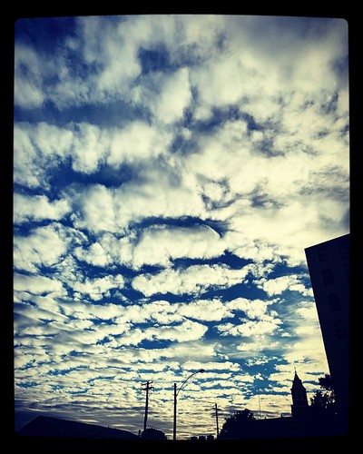 skies in Phoenixville.
