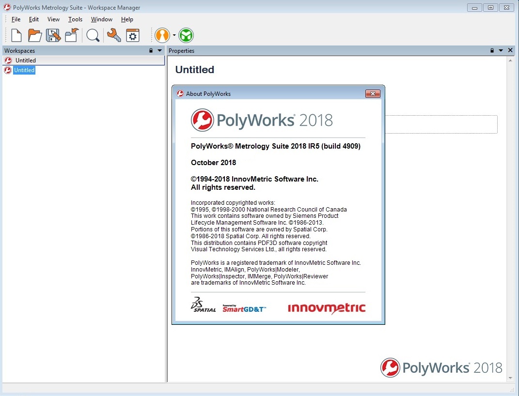 Working with InnovMetric PolyWorks Metrology Suite 2018 IR5 full license